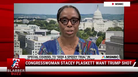 Congresswoman Stacey Plaskett Want Trump Shot