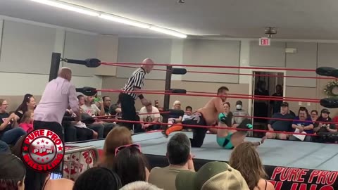 Pure Pro Wrestling:Justin Flash vs Yela Man