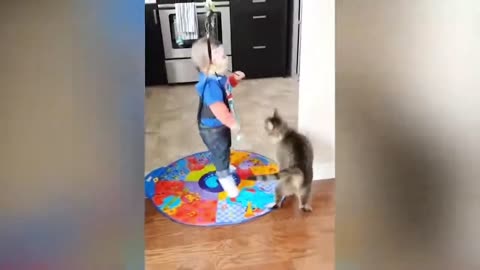 Baby VS Cat funny video_ part-8_(720HD).mp4