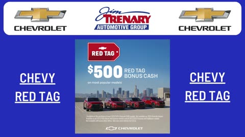 Get $500 bonus cash on select popular 2023/2024 Chevy models*!