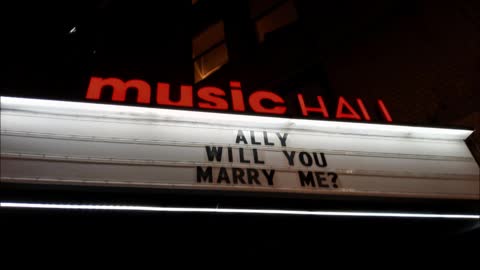 "Ally, Will You Marry Me?" Engagement on the street while busking... 5/21/21