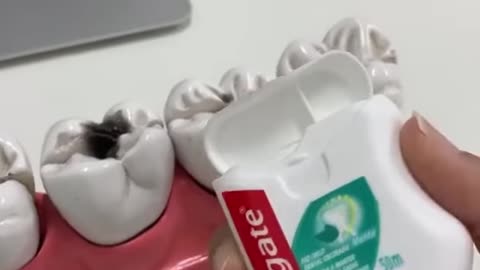 A gently reminder to always floss your teeth!