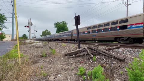 Amtrak Lake Shore Limited with 2 50th Locomotives