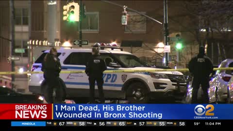 NYPD: Man dead, brother wounded in shooting in the Bronx