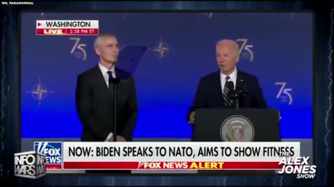 Biden says he F**Ked NATO Head's Wife and apologized