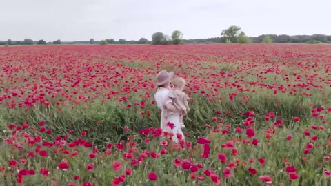 Two children found a deer in the forest , and more you will see in the video