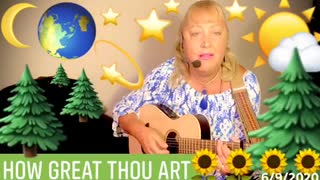 How Great Thou Art-hymn cover by Sharon Luanne Rivera 2020