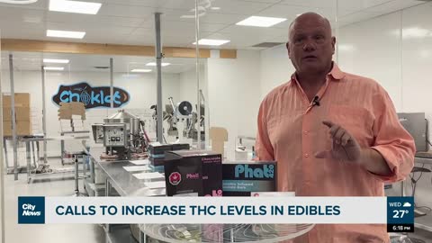 Calls to increase the amount of THC allowed in edibles