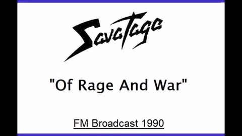 Savatage - Of Rage and War (Live in Bonn, Germany 1990) FM Broadcast