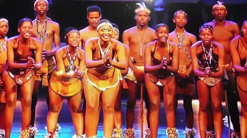 Tswana tribal dance Indoni Miss Cultural South Africa