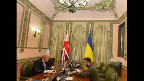 Boris Johnson makes a suprise visit to Kiev and meets Zelensky