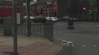 Mobility scooter gone wild