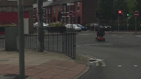 Mobility scooter gone wild