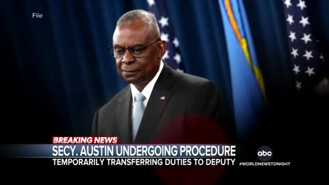 Defense Secretary Lloyd Austin to undergo nonsurgical procedure ABC News