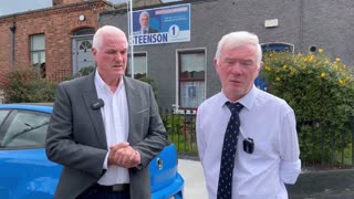 Malachy Steenson Euro & Local Election candidate introduced by Ben Gilroy (5-06-24)