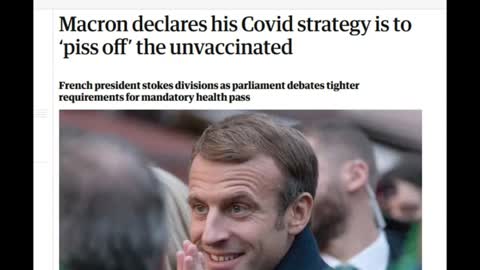 Desperate MACRON Mask Slips / Hugo Talks #lockdown