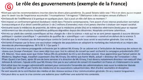 Les liens entre les médias, le cabinet de conseil Mckinsey, le Gouvernement...