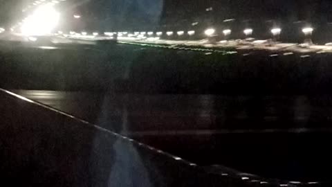 Landing at Istanbul airport , turkey