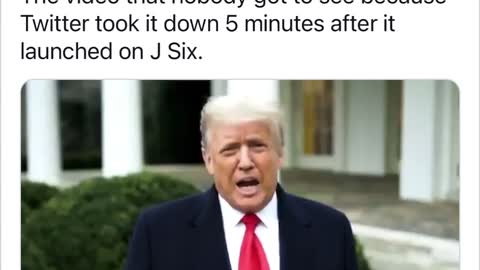 This is the video that President Trump posted on Jsix that was deleted by Twitter.