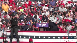 WATCH: ASSASSINATION ATTEMPT FORCES TRUMP OFF STAGE AT RALLY IN BUTLER, PA - 7/13/24