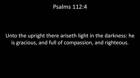 KJV Bible Psalms Chapter 112