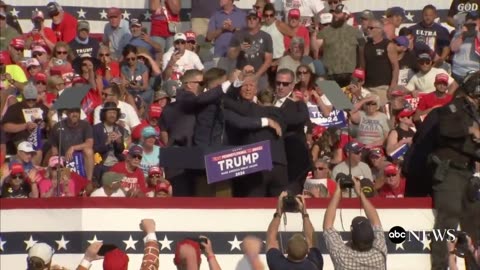 [Uncensored] Video shows moment of assassination attempt at Trump rally