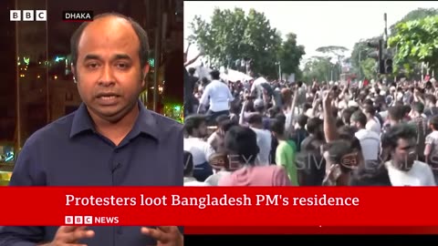 Interim government to run Bangladesh after PM resigns, says army chief | BBC News