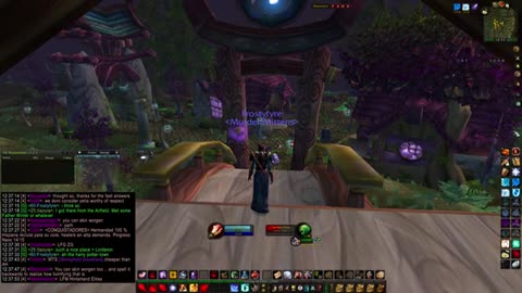 Turtle wow - Hyjal map herbalism - testing SimpleScreenRecorder