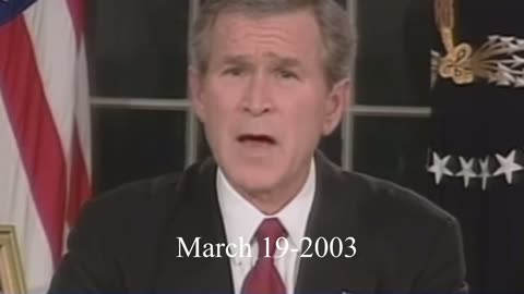 Bush Declared We are going to War 20 years ago