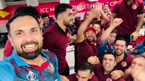 This is how the entire Team feels after this historical Victory. 🏏❤️🇦🇫🇦🇫🇦🇫