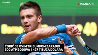 Borna Ćorić pobijedio Federera