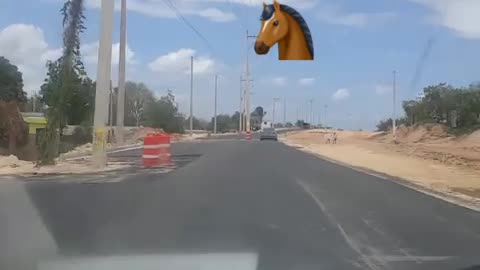 Increible postes de luz en medio de la calle