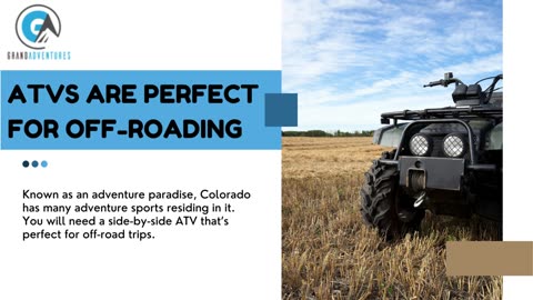 ATVs Are Perfect for Off-Roading