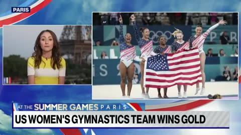 Simone Biles Leads Team USA to Gold in Women's Gymnastics at Paris Olympics!