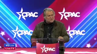 BANNON at CPAC: "On the 20th of January, 2025, we’re going to take out the trash.”