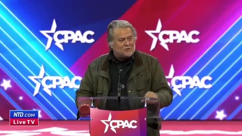 BANNON at CPAC: "On the 20th of January, 2025, we’re going to take out the trash.”