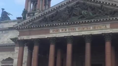 video of the Cathedral from St. Petersburg