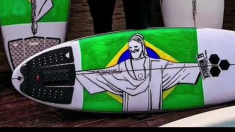 Paris Olympics banned Brazilian surfer from using surf board featuring an image of JESUS.