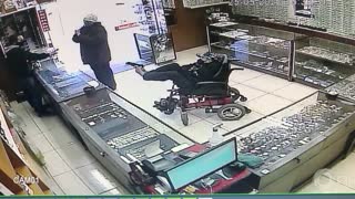 Armed Man in Wheelchair Allegedly Holds up Shop with Feet