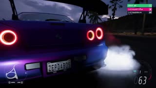 Nissan Skyline V Spec Drift footage - chase car