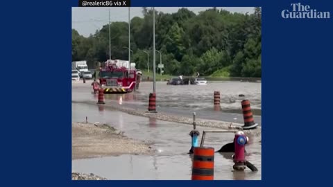 Record rainfall hits parts of Toronto