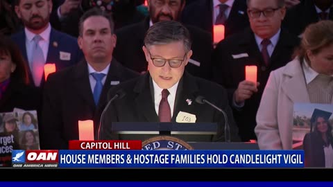 House Members & Hostage Families Hold Candlelight Vigil