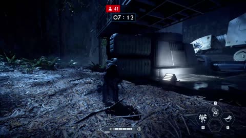 SWBF2 2017: Arcade Onslaught Ewok Hunter Endor Gameplay