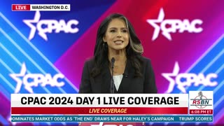 FULL SPEECH: Tulsi Gabbard Addresses CPAC in DC 2024 - 2/22/24