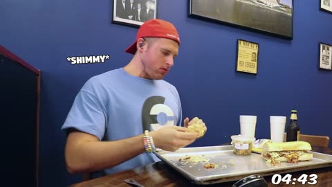 AN EXTREME PORKY BBQ SANDWICH CHALLENGE PEOPLE STRUGGLE TO FINISH