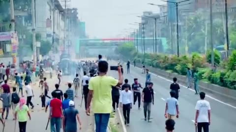 Bangladesh Students Protest's File Footage 18