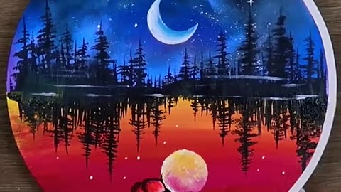 I like moon painting 🥰