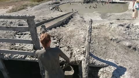 volcano mud bath