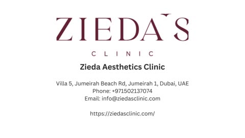 aesthetic clinic in dubai | Zieda Aesthetics Clinic