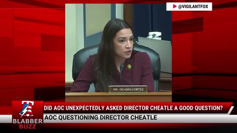 Did AOC Unexpectedly Asked Director Cheatle A Good Question?